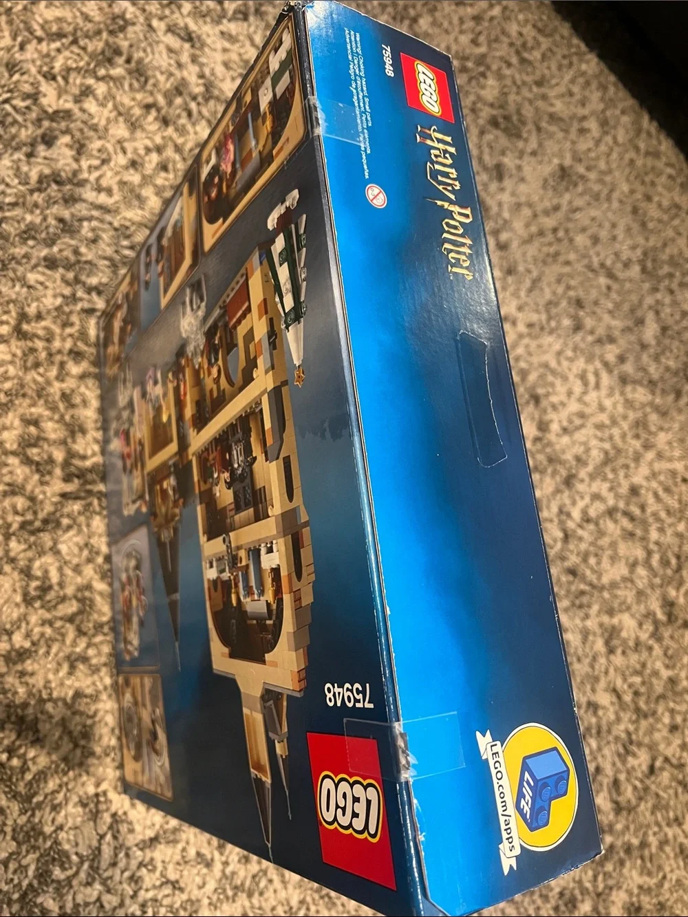 Lego Harry Potter Hogwarts Clock Tower Set - Tan and Blue